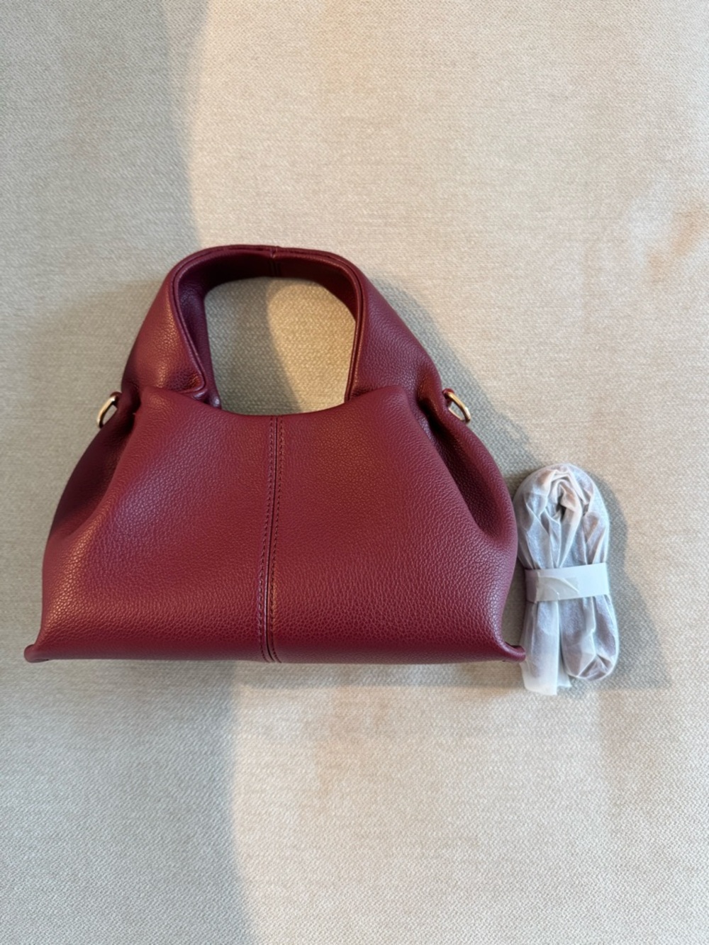 Stylish Burgundy Women’s Handbag - Designer-Inspired